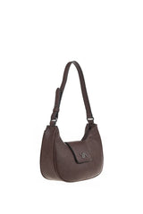 VERDE FASHION | Borsa hobo a spalla con fibbia