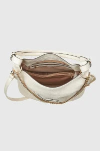 VERDE FASHION Borsa a spalla con logo