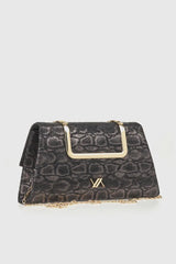 VERDE FASHION | Pochette stampa serpentata