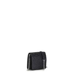 Cafènoir BE0503 Mini bag glitterata con borchie esagonali