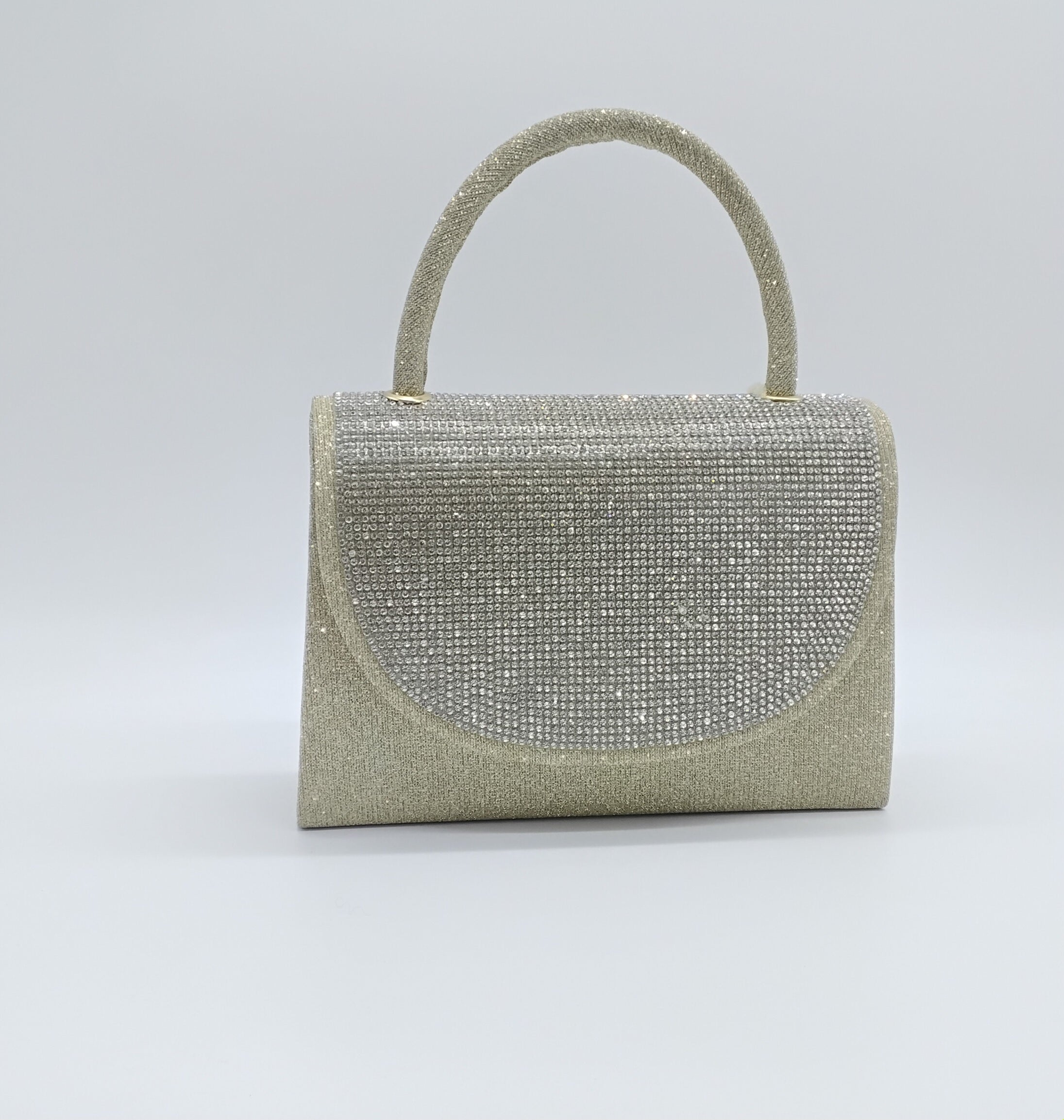 VERDE FASHION | Borsa a Mano con brillantini