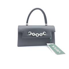 VERDE FASHION | Borsa a Mano Nera 01-0001945