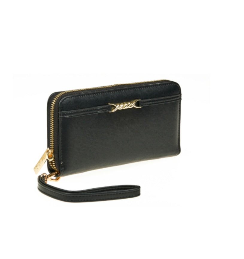 VERDE FASHION | Portafogli Nero Ecopelle