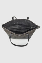 VERDE FASHION | Borsa a spalla con stampa logo