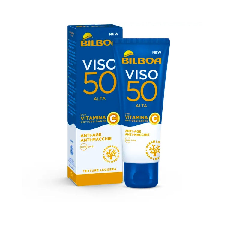 Bilboa Protezione Viso 50 con Vitamina C Antiossidante 50ml