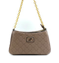 VERDE FASHION | Borsa a tracolla con trama rilievo