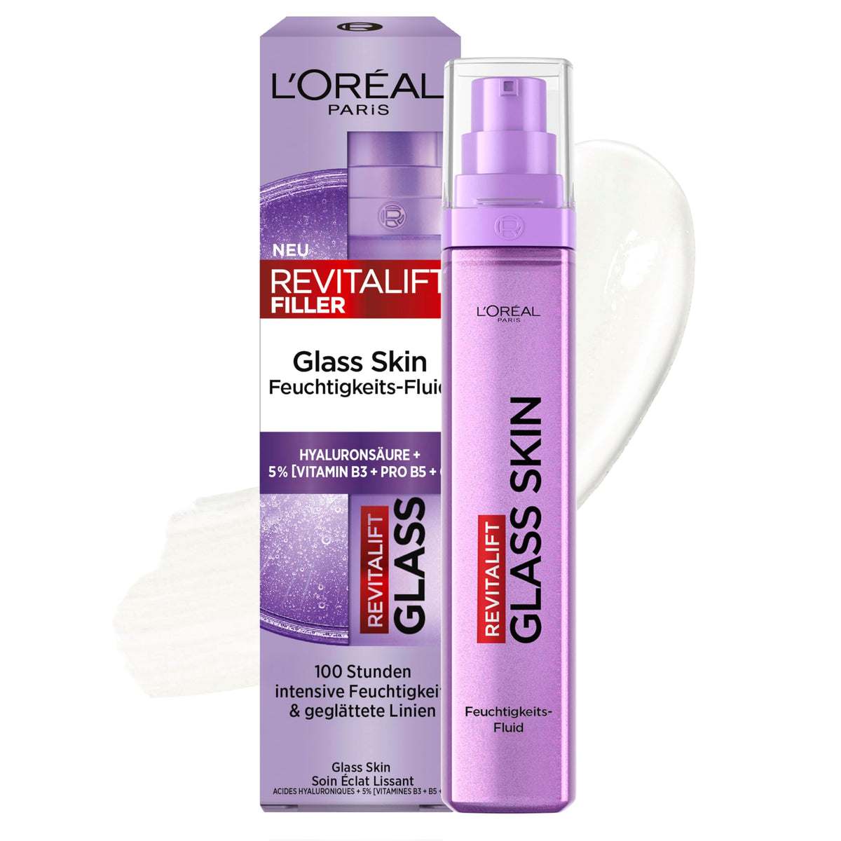 L'Oréal Paris Revitalift Filler Glass Skin Fluido Idratante 50 ml
