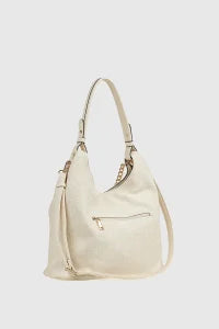 VERDE FASHION Borsa a spalla con logo