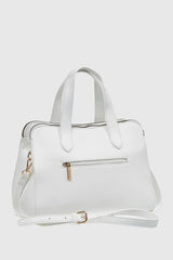 VERDE FASHION Borsa doppia zip intrecciata