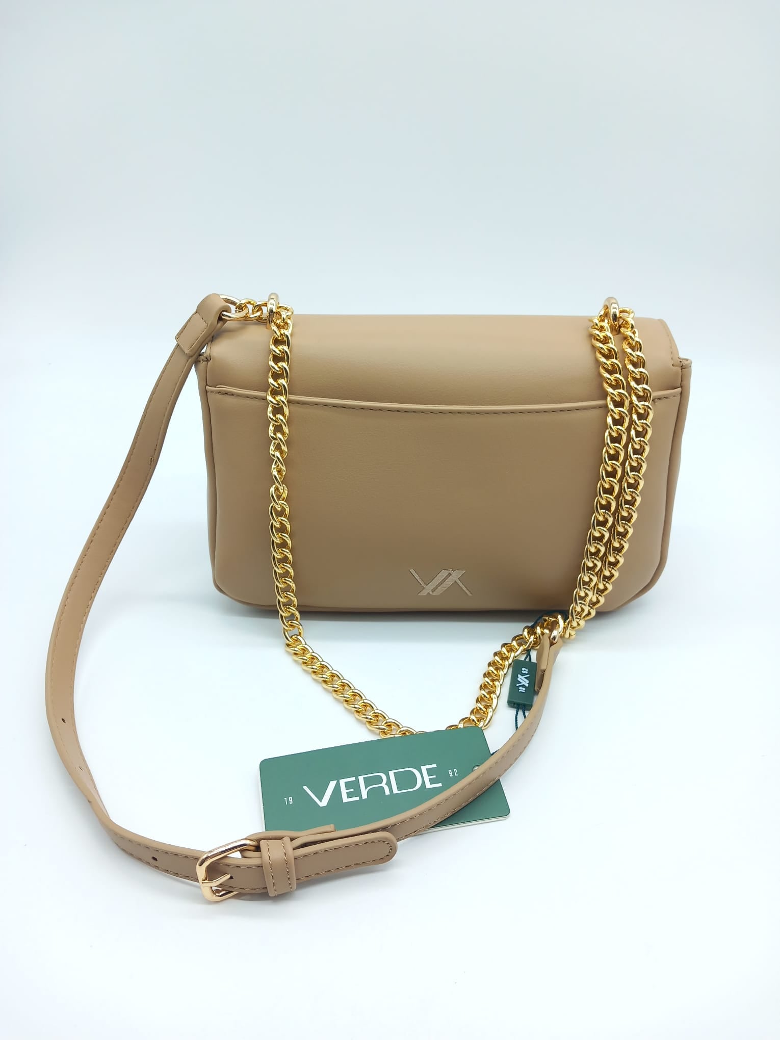 VERDE FASHION Borsa Tracolla Beige