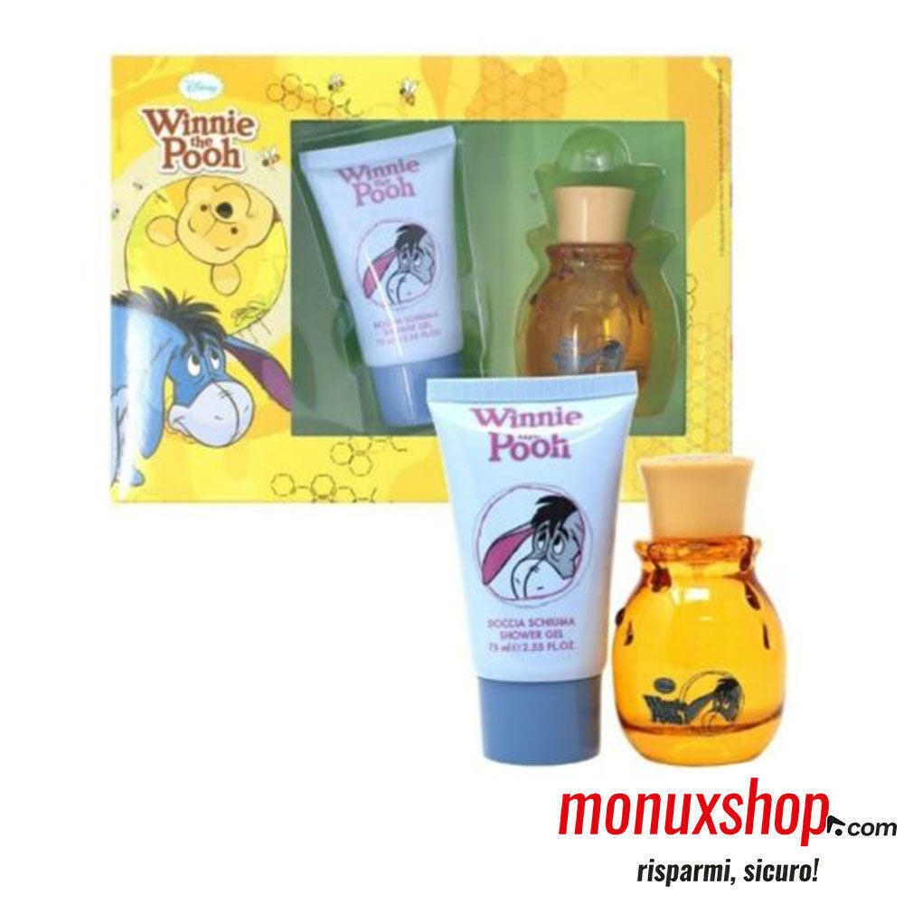 Winnie The Pooh Confezione Doccia Schiuma + Acqua Profumata Senza Alcol