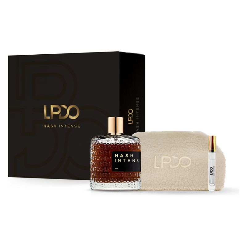 LPDO Cofanetto Hash Intense Eau de Parfum Intense 100ml + Edpi Travel e Pochette