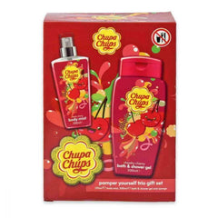 Chupa Chups Confezione Cheeky Cherry Acqua Profumata 100ml e Shower Gel 300ml + spugna