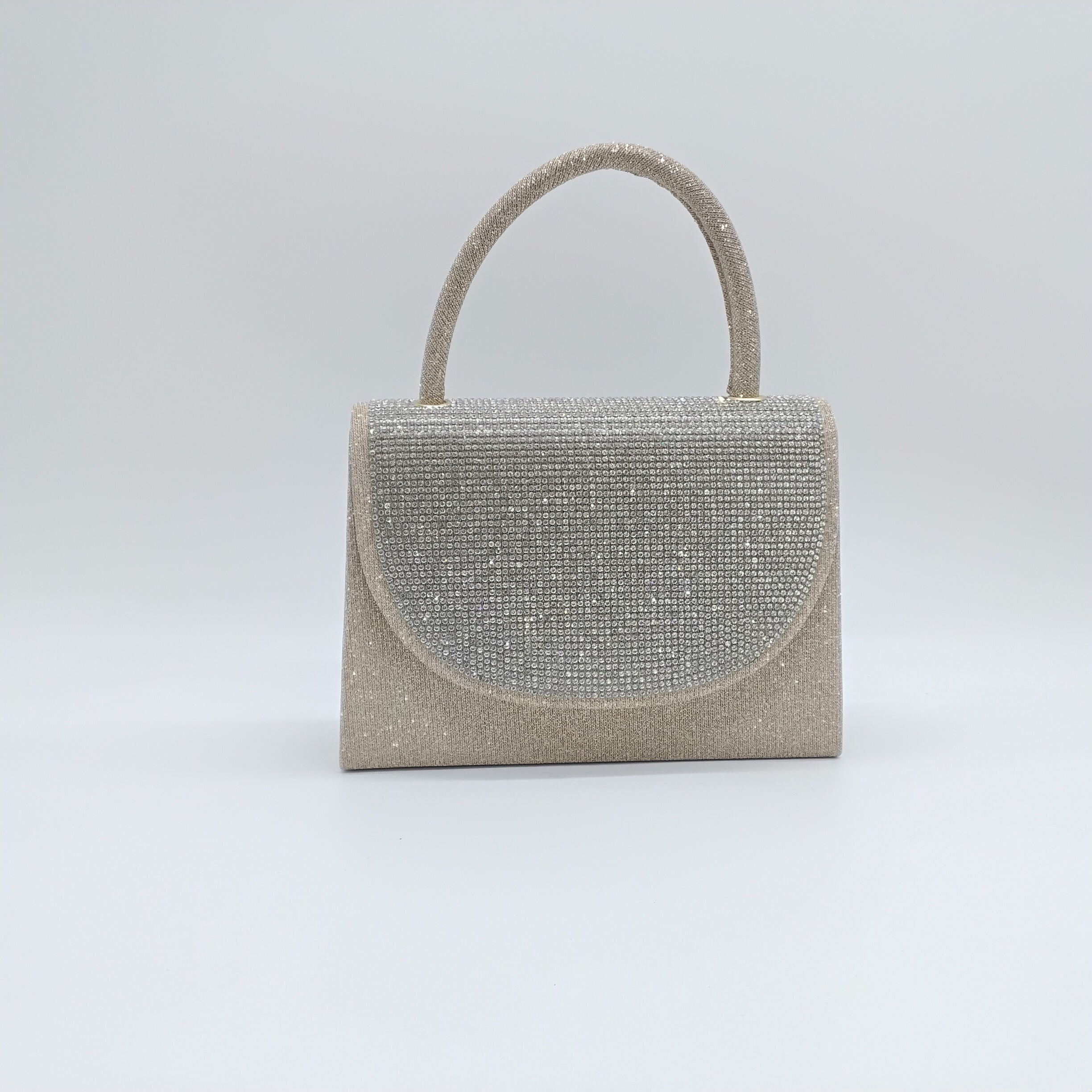 VERDE FASHION | Borsa a Mano con brillantini