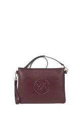 VERDE FASHION | Pochette a busta con logo a rilievo