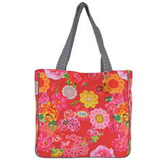 Happiness Happy Shopper Woodstock red - borsa mare