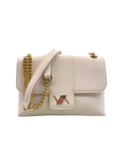 VERDE FASHION Borsa a Tracolla Ivory