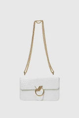 VERDE FASHION | Borsa a tracolla pitonata