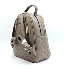 VERDE FASHION | Zaino in ecopelle con trama rilievo