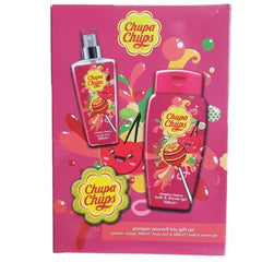 Chupa Chups Confezione Strawberry Swirl Acqua Profumata 100ml e Shower Gel 300ml + spugna