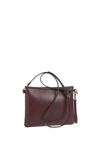 VERDE FASHION | Pochette a busta con logo a rilievo