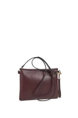 VERDE FASHION | Pochette a busta con logo a rilievo