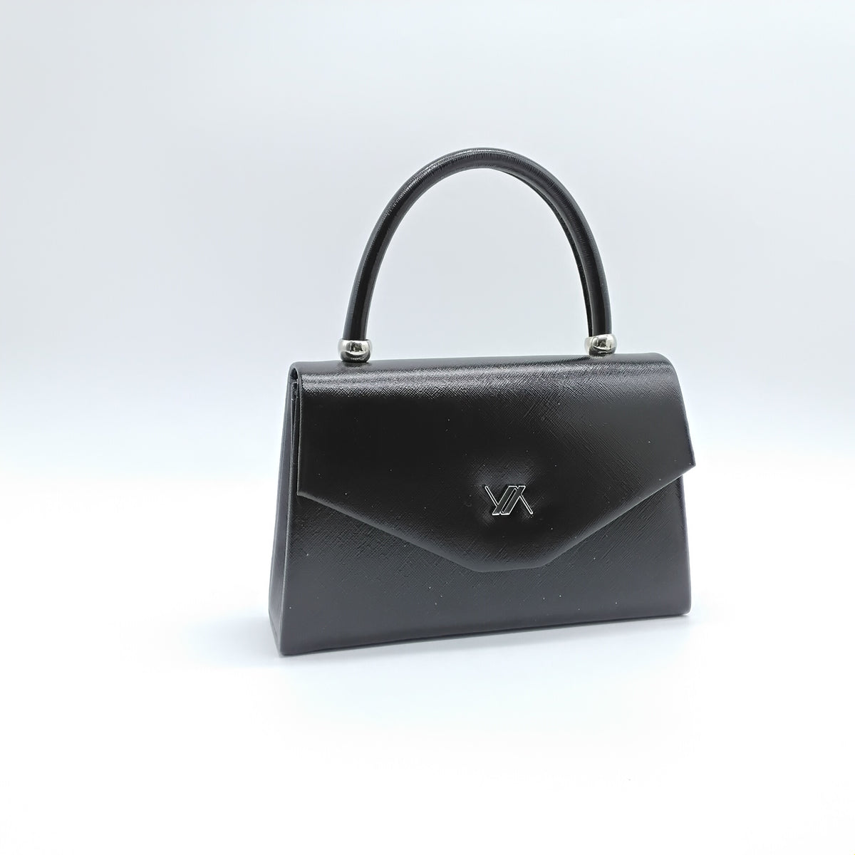 VERDE FASHION | Borsa a Mano Nera 01-0001932
