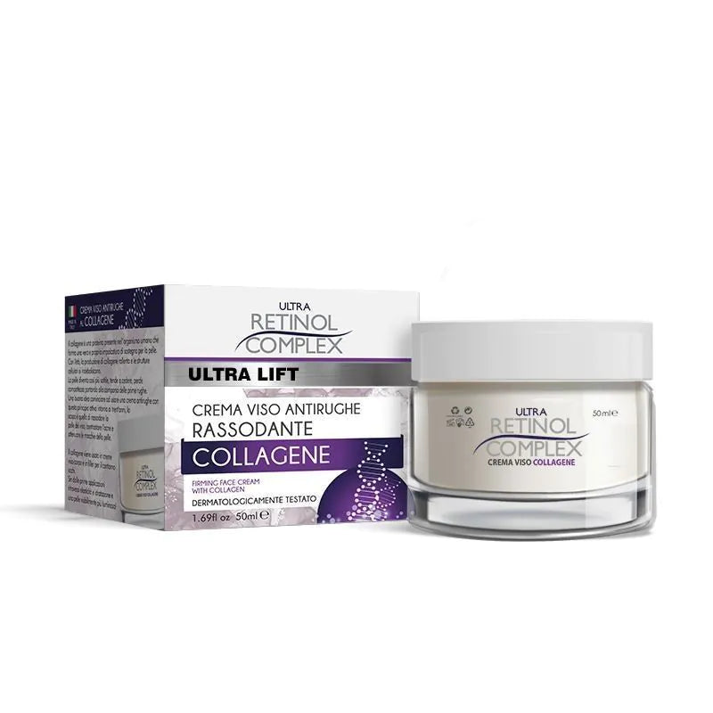 Retinol Complex Ultra Lift Crema Viso Antirughe Rassodante con Collagene 50ml