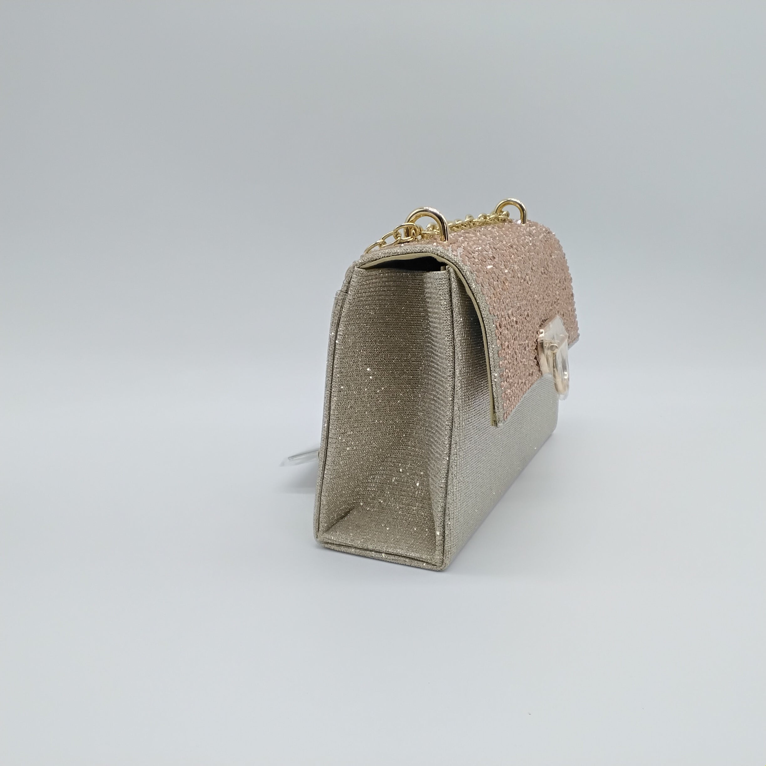 VERDE FASHION | Borsa con catena 01-0001952