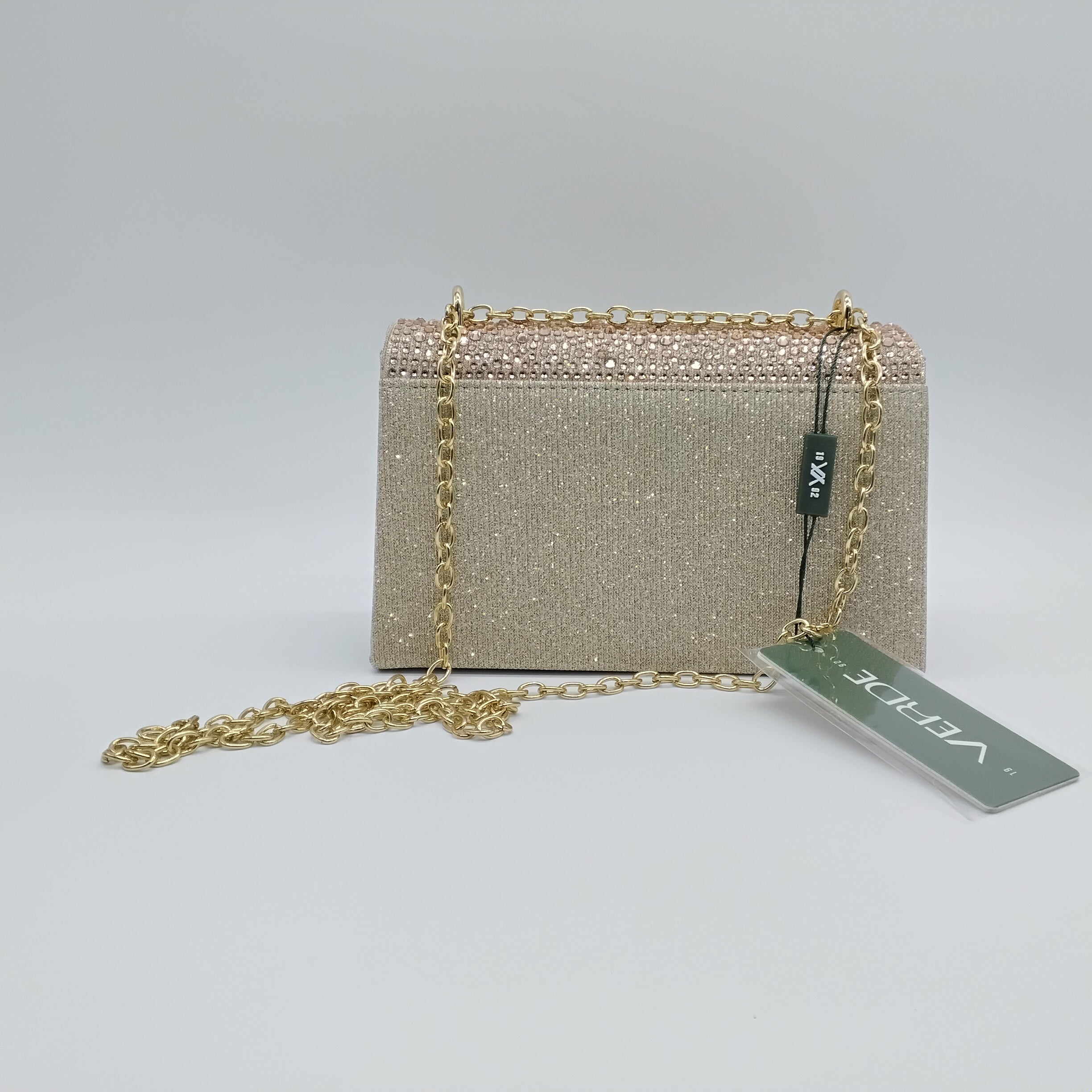 VERDE FASHION | Borsa con catena 01-0001952