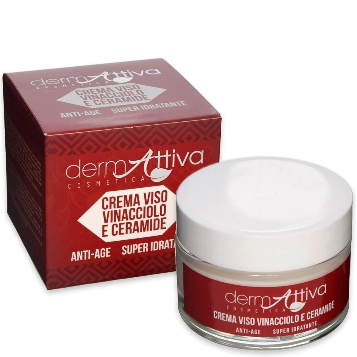 Crema viso Dermattiva ceramide vinacciolo 50 ml – Idratazione profonda viso