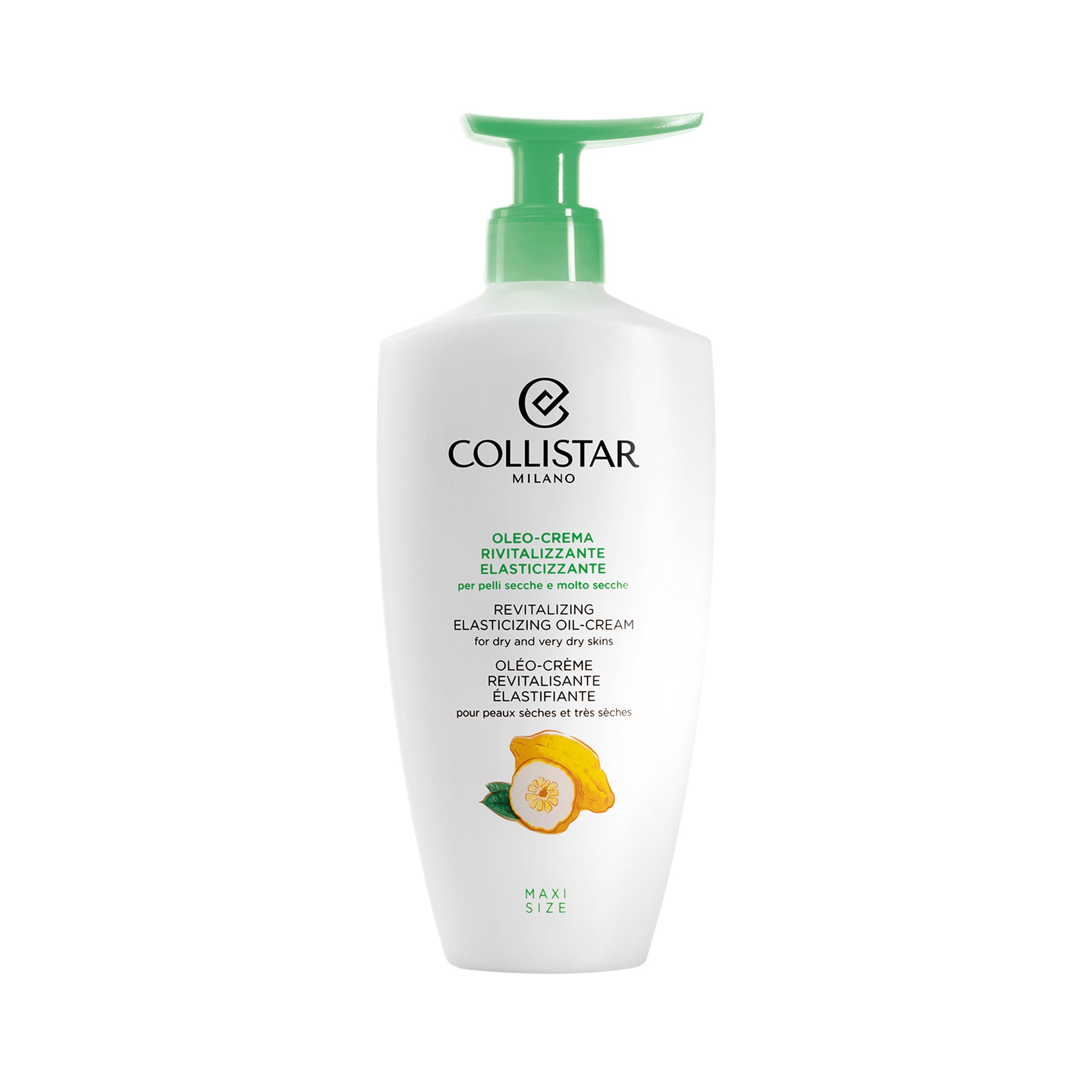 COLLISTAR OLEO-CREMA RIVITALIZZANTE ELASTICIZZANTE  per pelli secche e molto secche 400ml