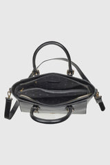 VERDE FASHION | Borsa a spalla in ecopelle verniciata