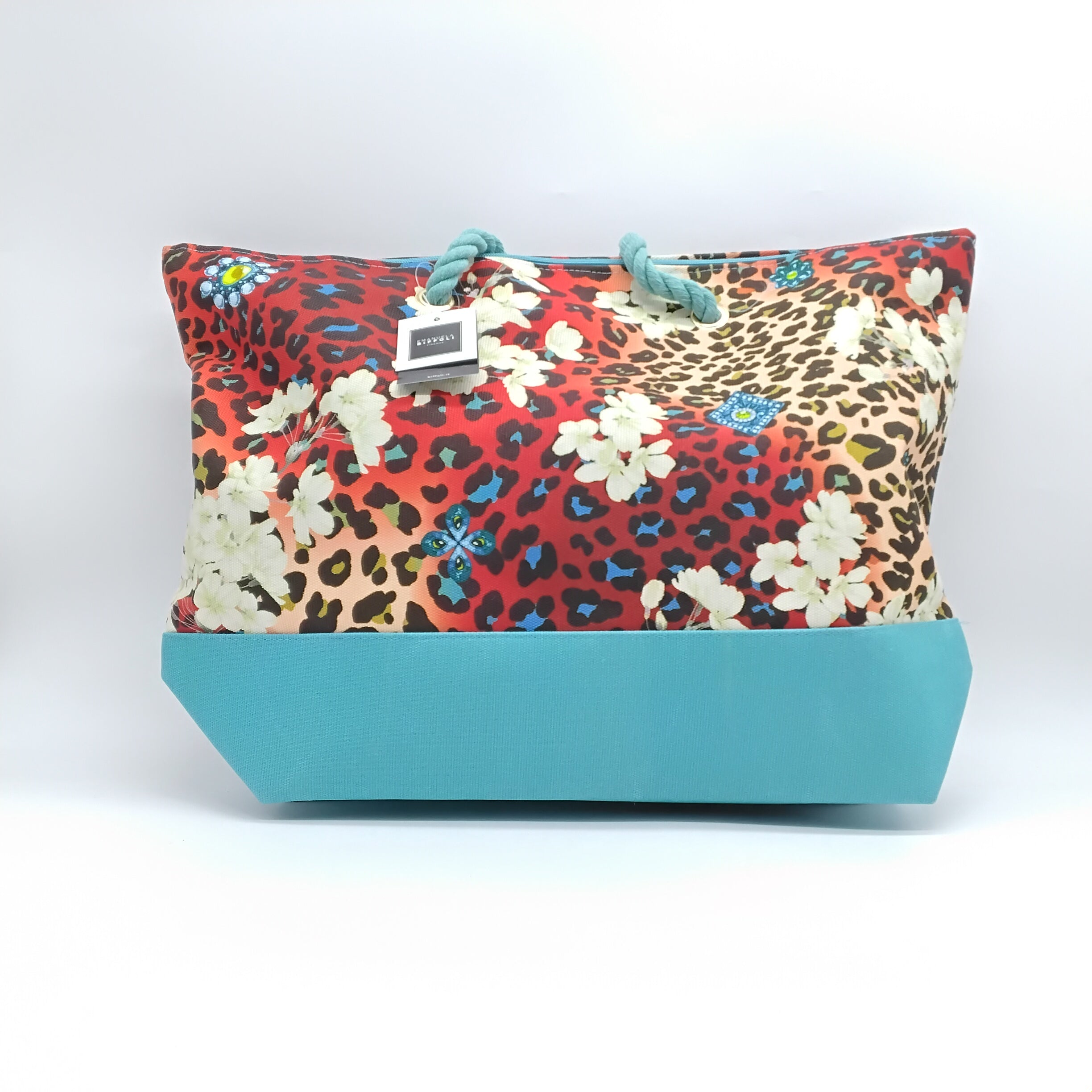 Emanuela Biffoli Borsa Mare stampa Animalier