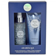 Dolce&Mania Confezione Arabesque Acqua Profumata e Crema Corpo Glitterata