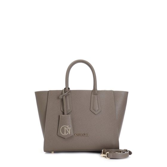 CafèNoir Borsa a mano in saffiano e maxi charm MA0701