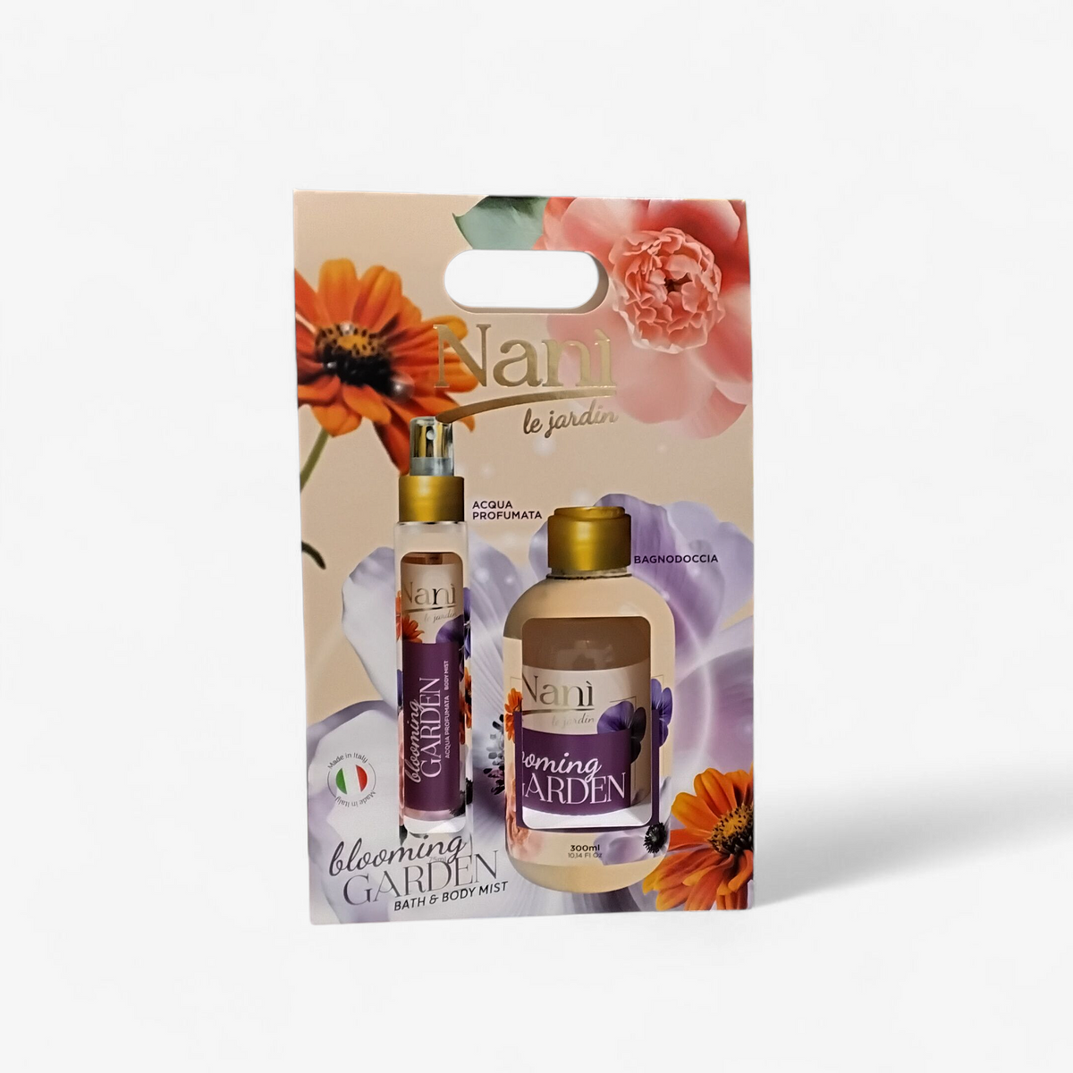 Nanì Le Jardin Confezione Blooming Garden Acqua Profumata e Bagnodoccia