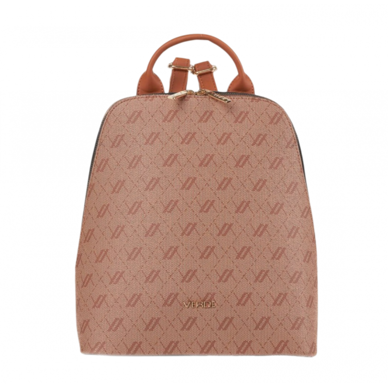 VERDE FASHION Zaino Camel