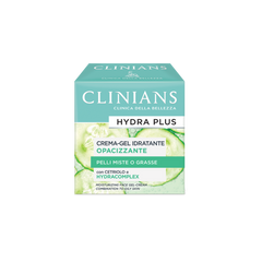Clinians Hydra Plus Crema Gel Idratante Opacizzante Pelli Miste o Grasse 50ml