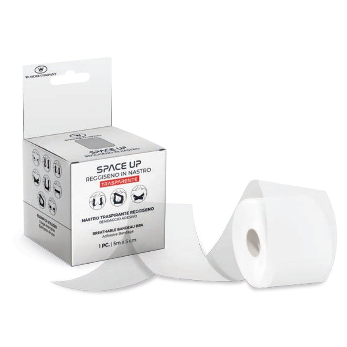 SPACE UP NASTRO TRASPARENTE REGGISENO 5M