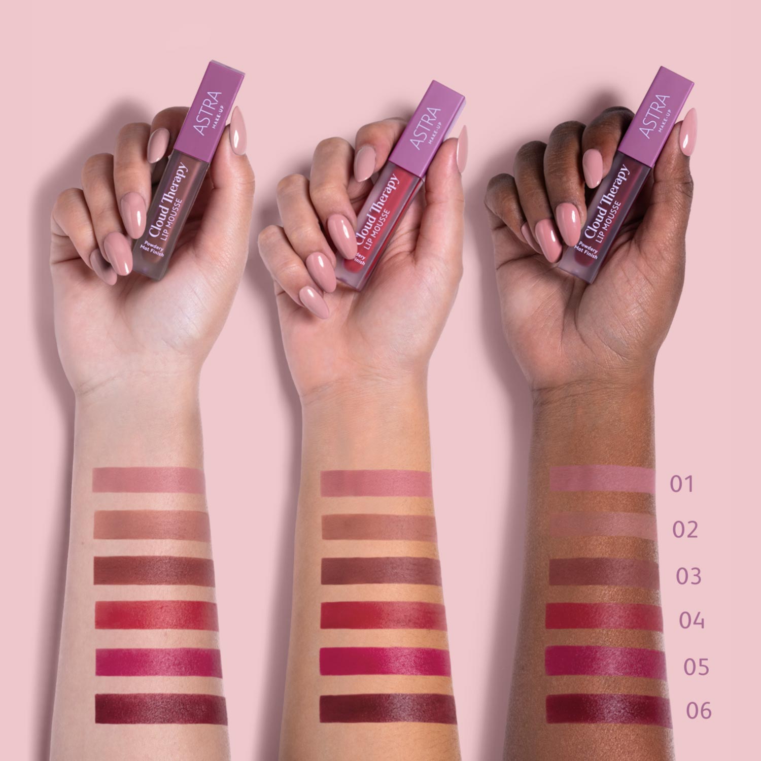 ASTRA Cloud Therapy Lip Mousse Mat Finish