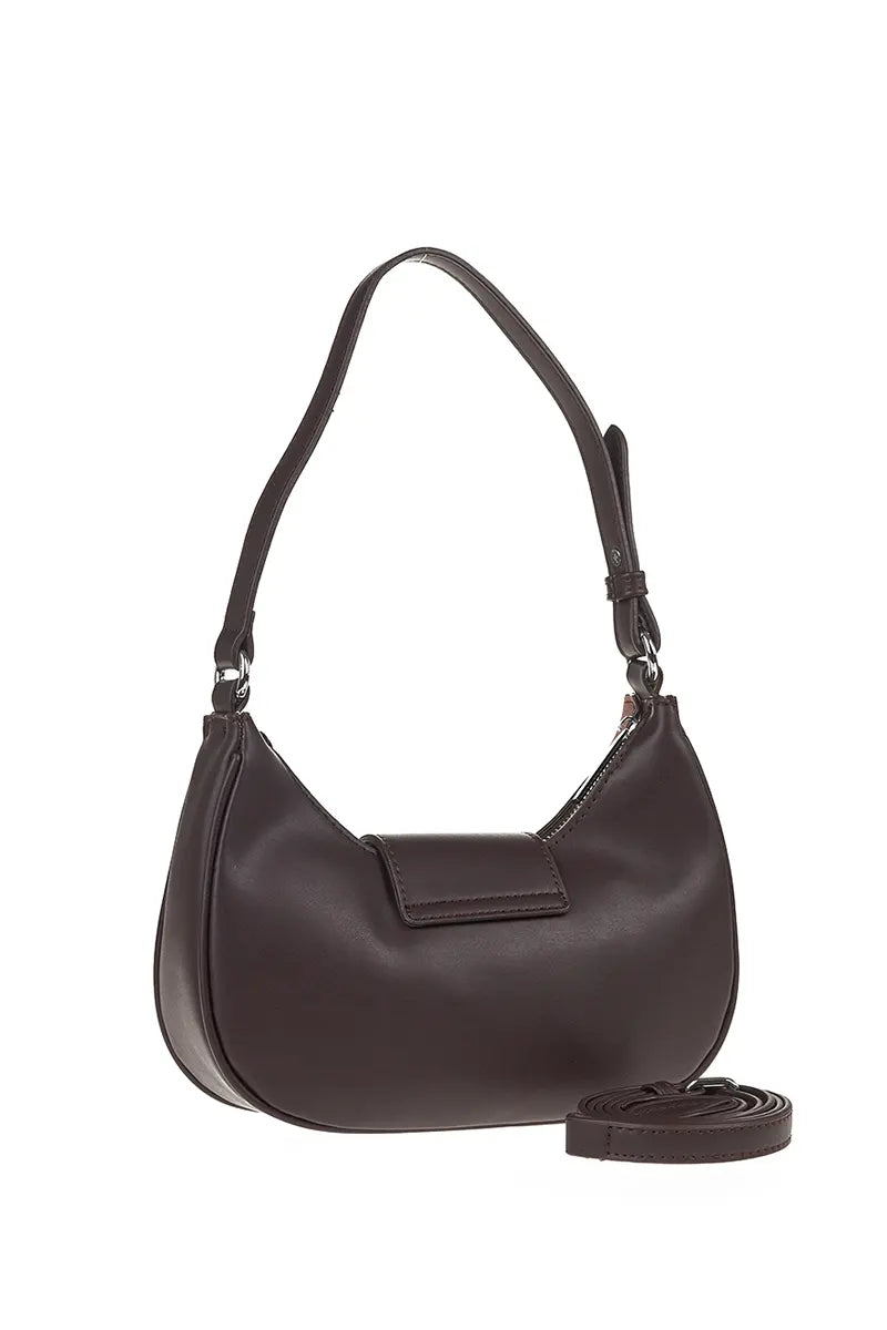 VERDE FASHION | Borsa hobo a spalla con fibbia