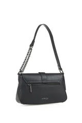VERDE FASHION | Borsa a spalla con patta e fibbia