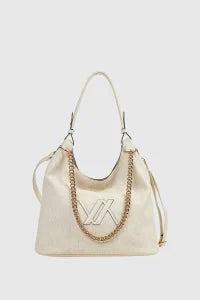 VERDE FASHION Borsa a spalla con logo