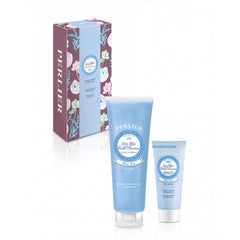 Perlier Cofanetto Iris Blu Doccia Schiuma e Crema Mani