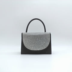 VERDE FASHION | Borsa a Mano con brillantini