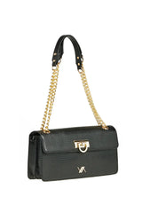 VERDE FASHION | Borsa baguette effetto coccodrillo