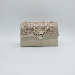 VERDE FASHION | Borsa con catena 01-0001952