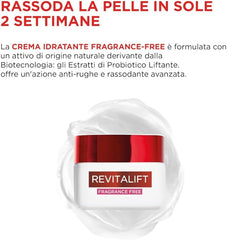 L'Oréal Paris Fragrance Free Revitalift trattamento giorno Anti-Rughe + Extra rassodante 50 ml