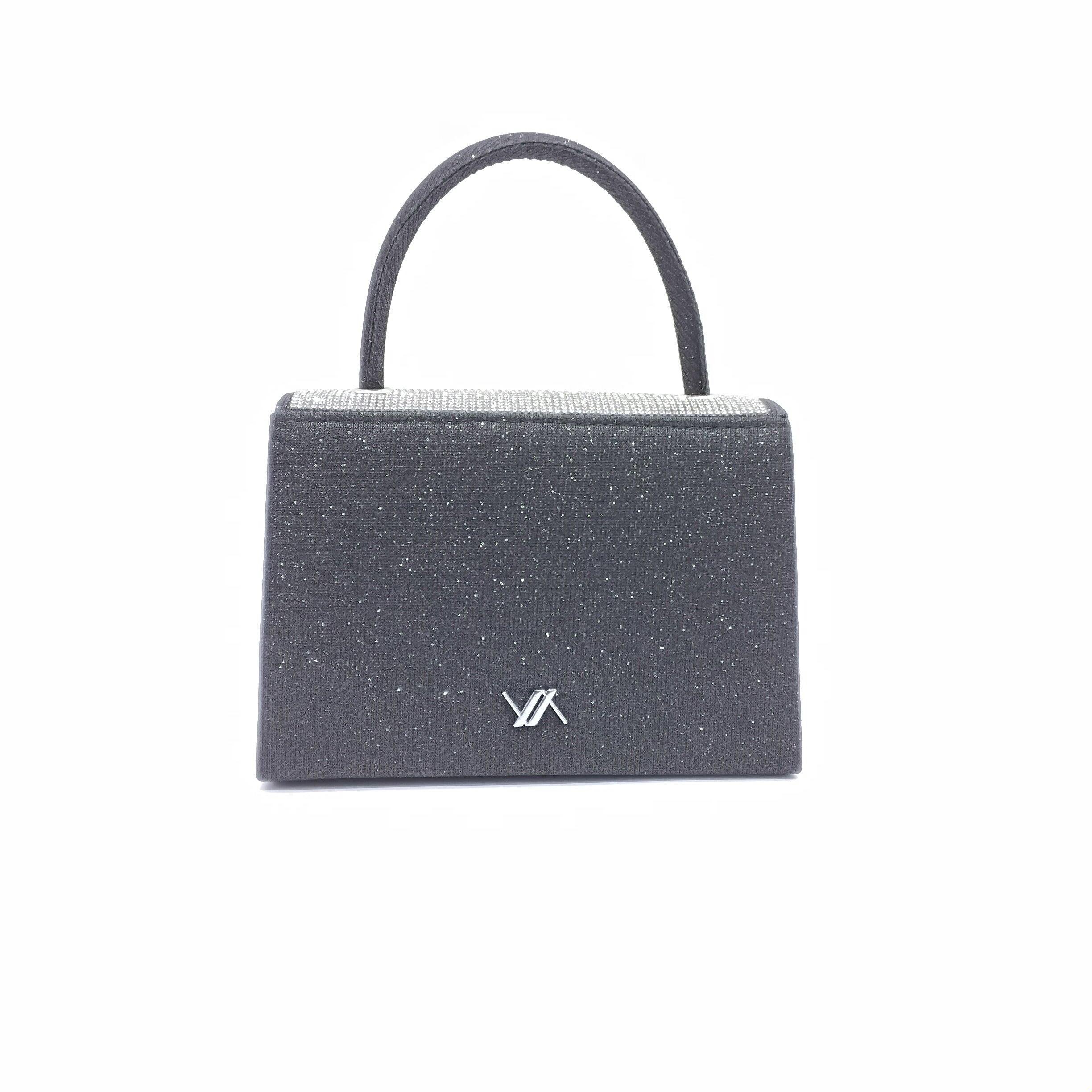 VERDE FASHION | Borsa a Mano con brillantini